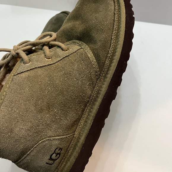 UGG Men's Neumel Burnt Olive Suede Chukka Boots size 12 - Picture 5 of 9